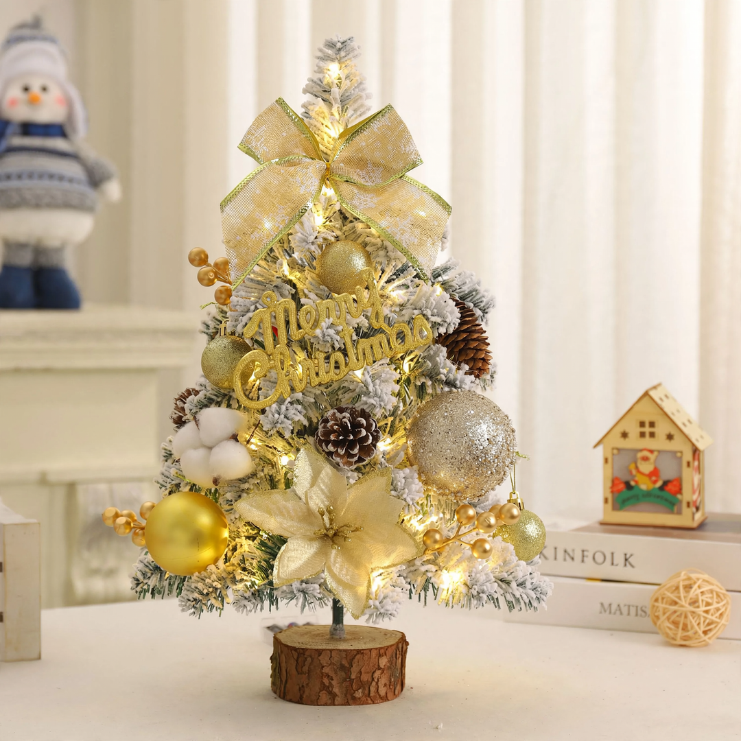 Mini Christmas tree with lighting, 45/60 cm