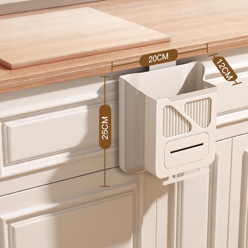 Wall trash can, plastic, up to 4 L