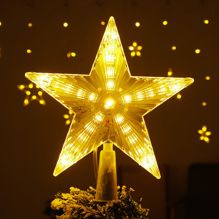 LED Christmas Tree Top Star with Lighting