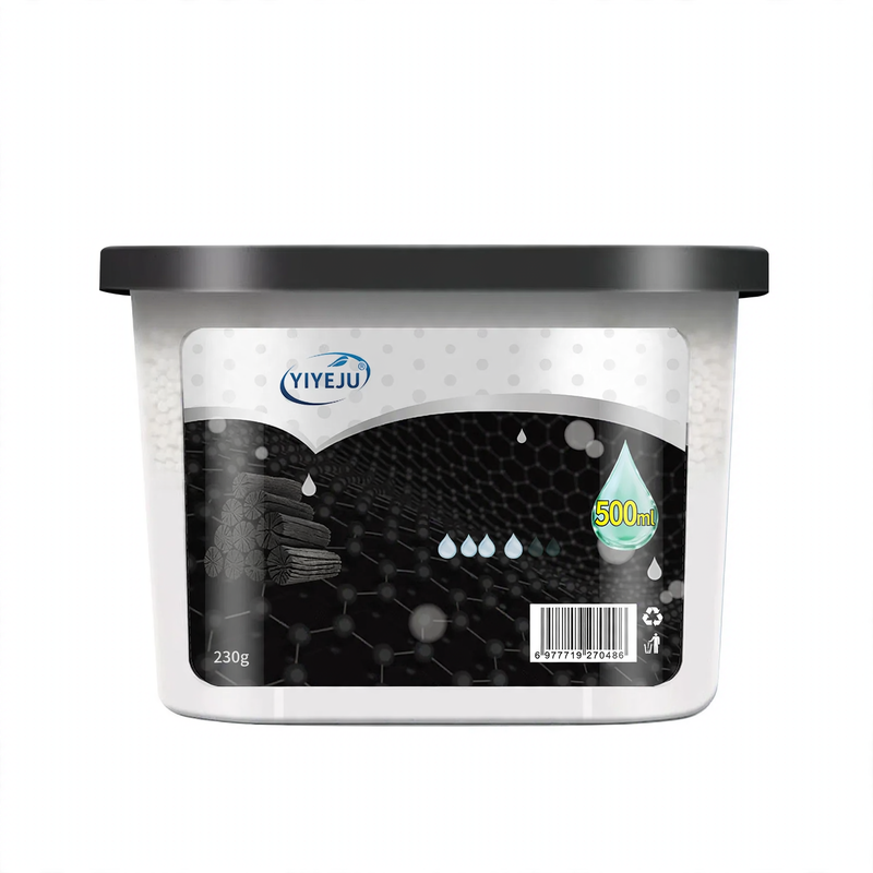 Dehumidification box with activated carbon for indoor use