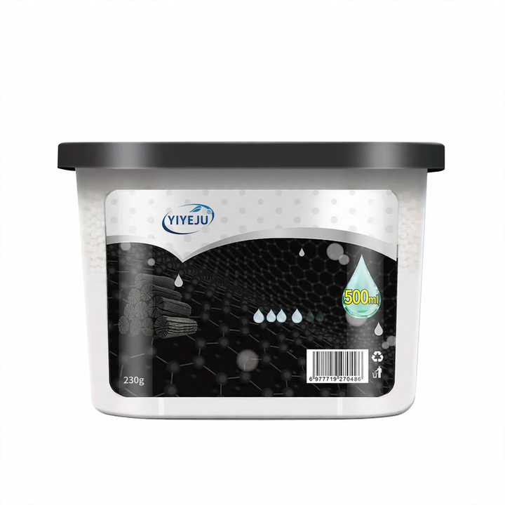 Dehumidification box with activated carbon for indoor use