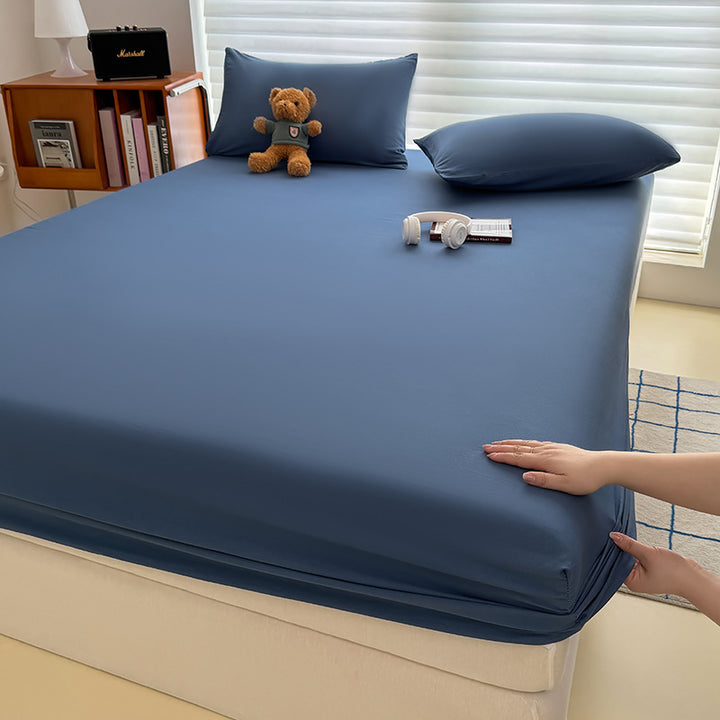 Fitted sheet made of cotton blend