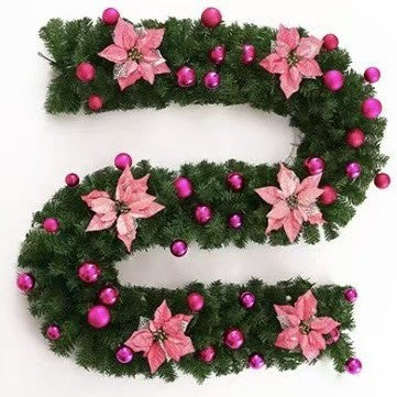 Christmas decorative wreath with lighting