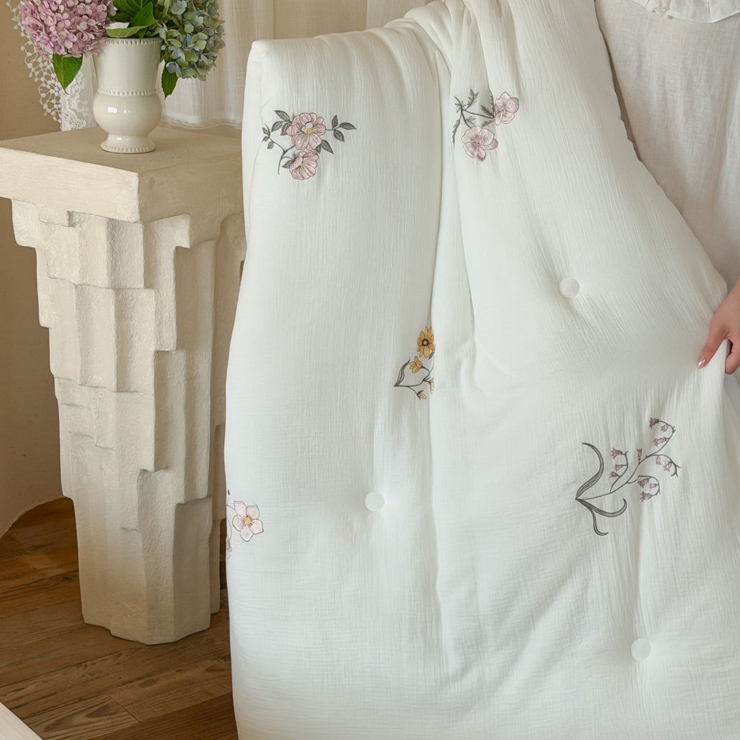 Cotton-silk duvet, 10% silk content, various sizes