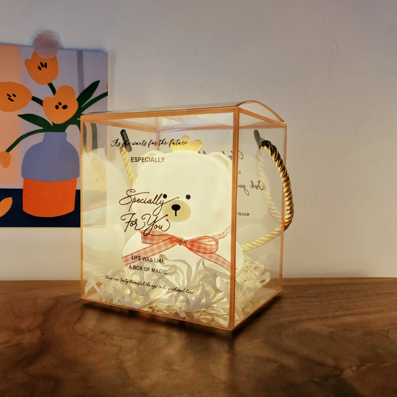 Small Night Light, Cartoon Design, rechargeable