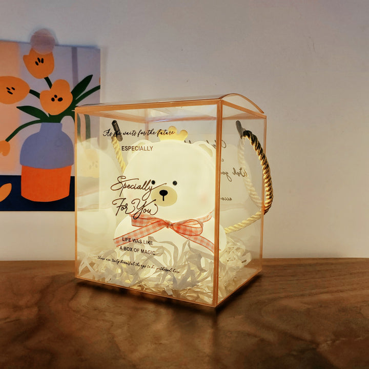 Small Night Light, Cartoon Design, rechargeable