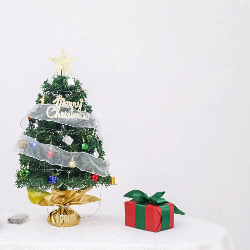 Mini Christmas Tree Set with LED Lighting