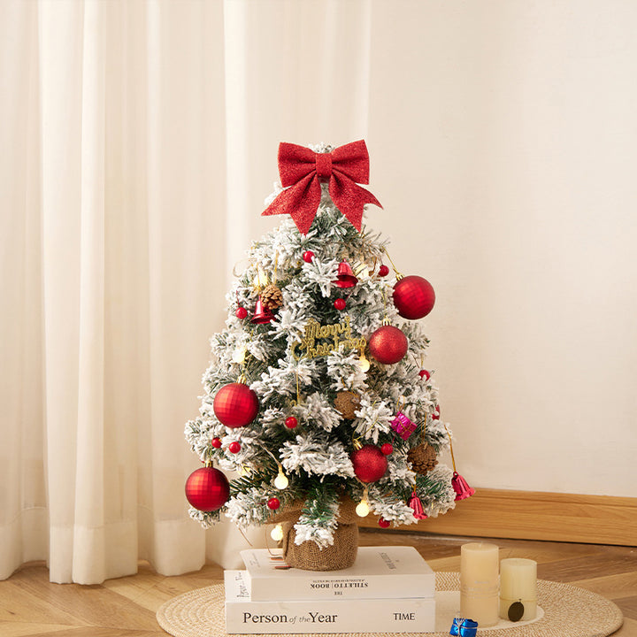 Mini Christmas tree set, decorative table decoration