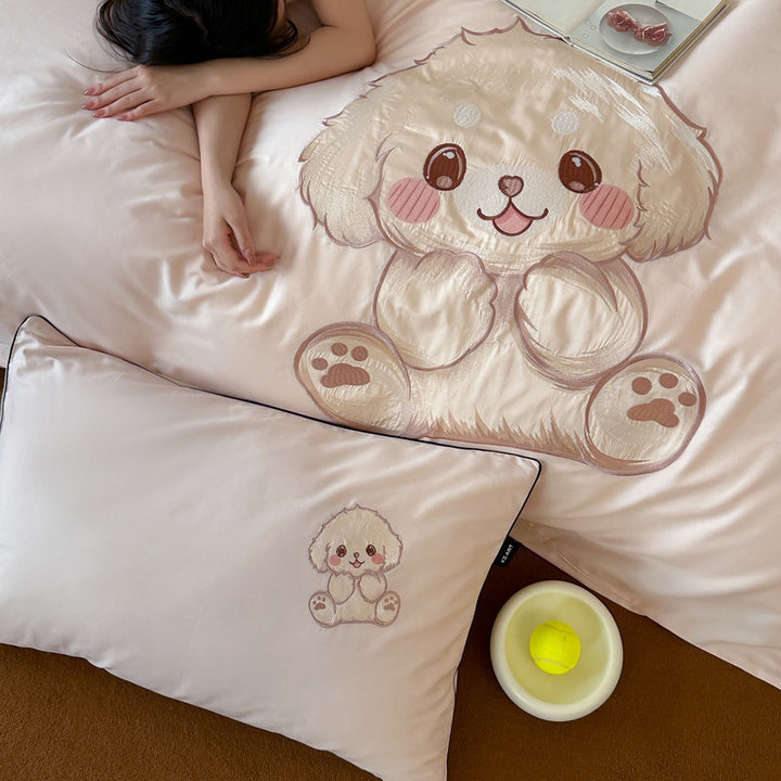 Cotton bedding set, cartoon design, 100s yarn
