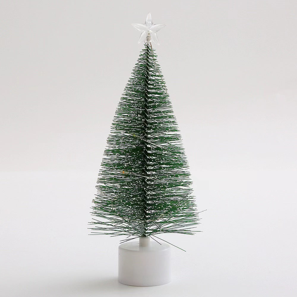 Mini Christmas tree made of pine needles, 17 cm