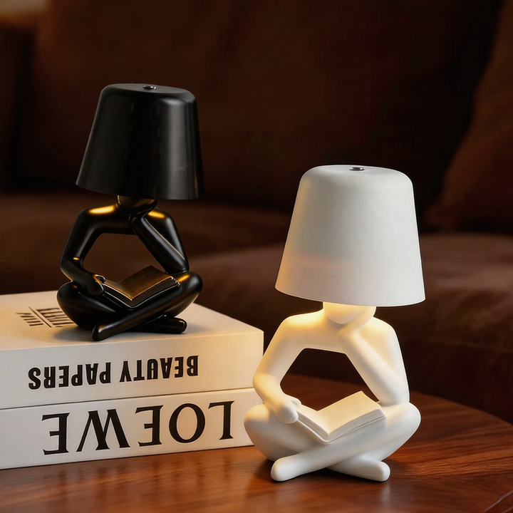 Abstract Reading Figure Table Lamp