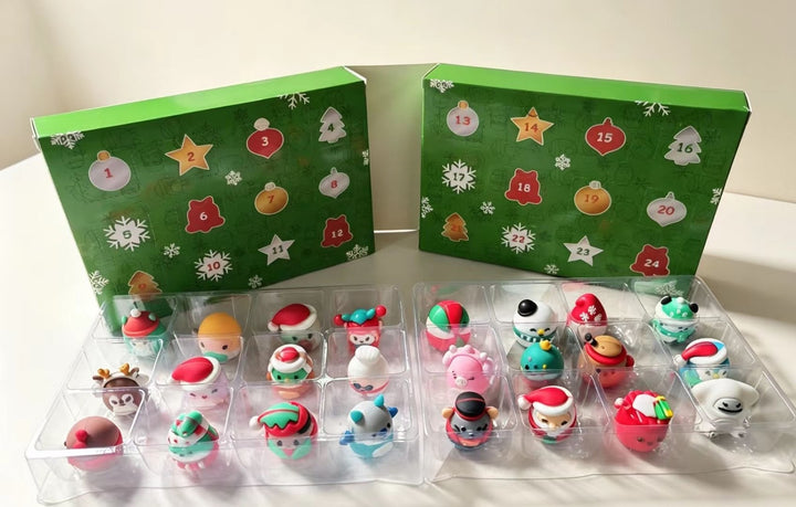 Decorative Animal Advent Calendar Box, Plastic