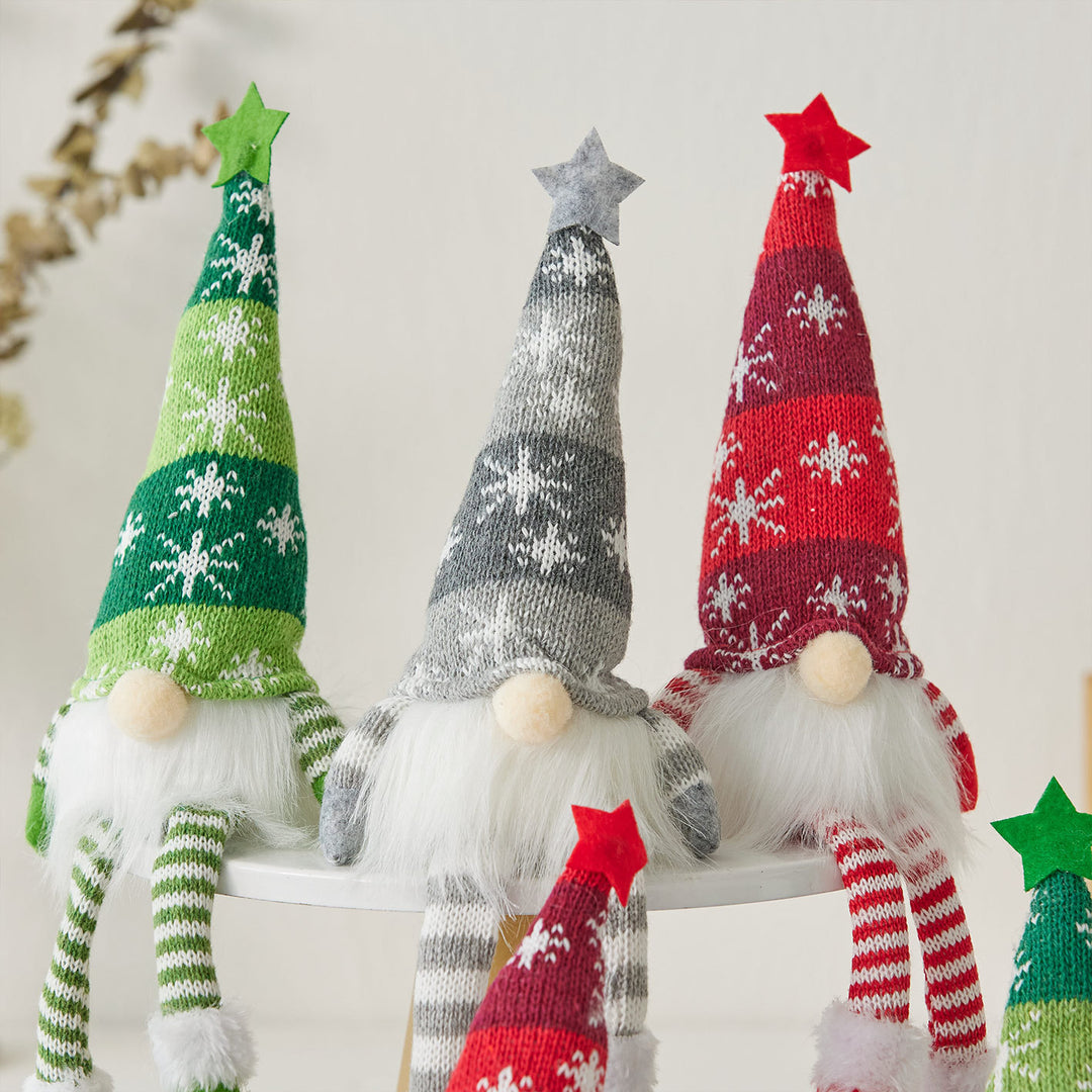Glowing gnome figure for festive decoration