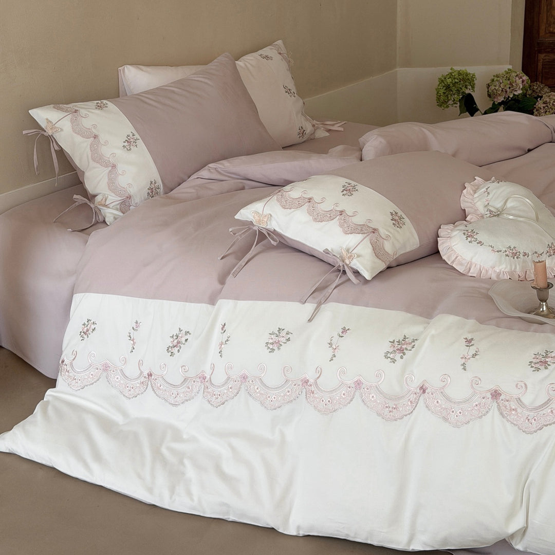Cotton bedding set, 4-piece, 100 cotton