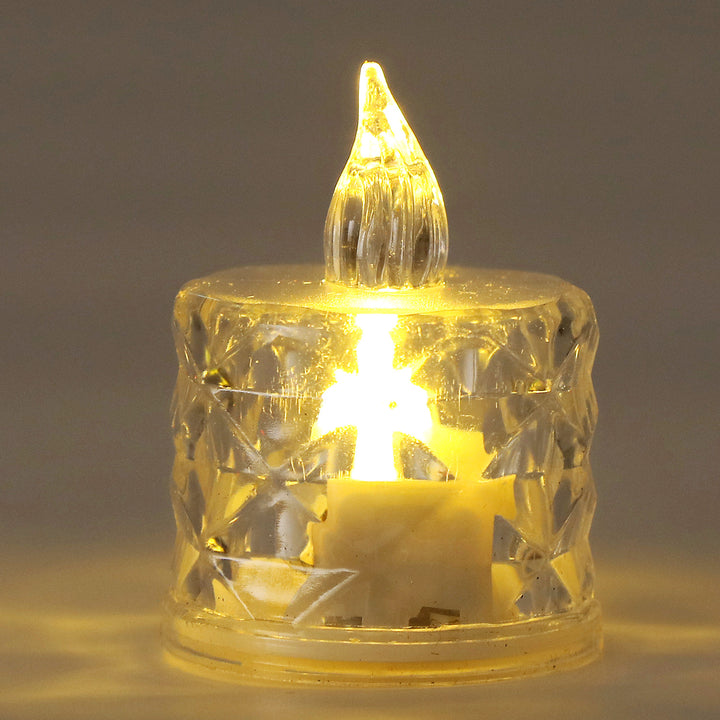 LED Crystal Candle Light for atmospheric lighting
