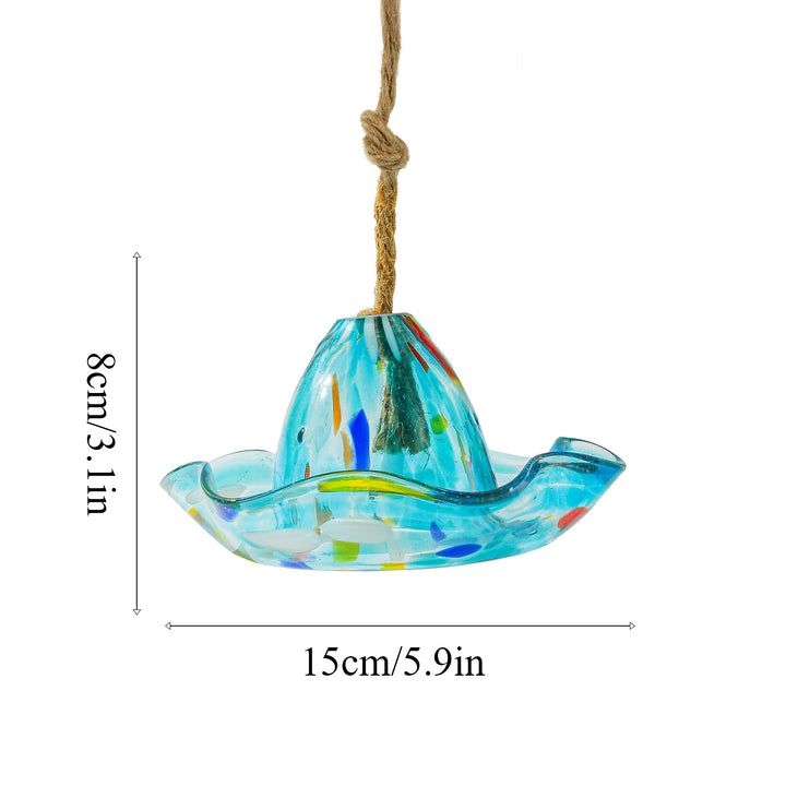 Hanging bird bath and feeding station for the garden
