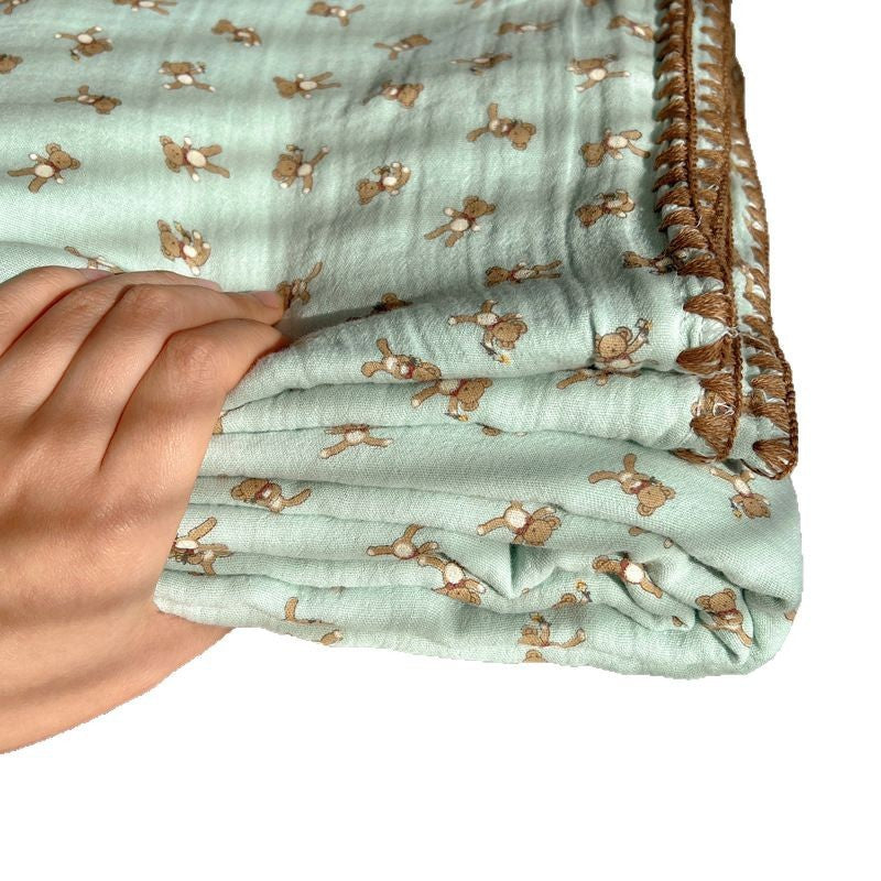 Cotton muslin blanket for children, 120x150cm