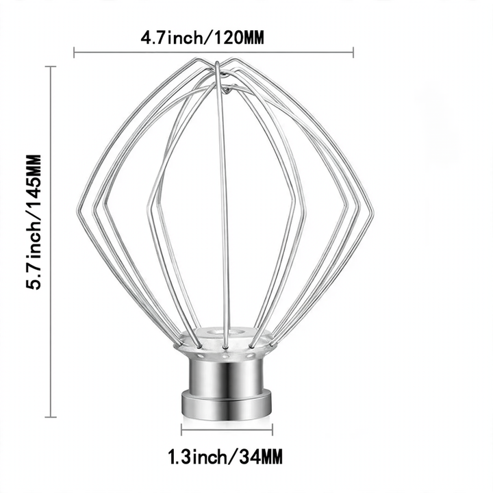 Mixing tool set for food processor, stainless steel