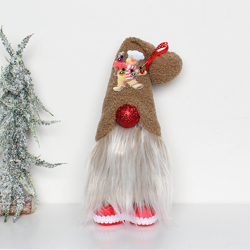 Decorative gnome figure for autumn and Christmas