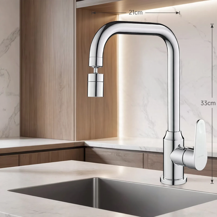 Stainless steel kitchen faucet, mixing or cold water