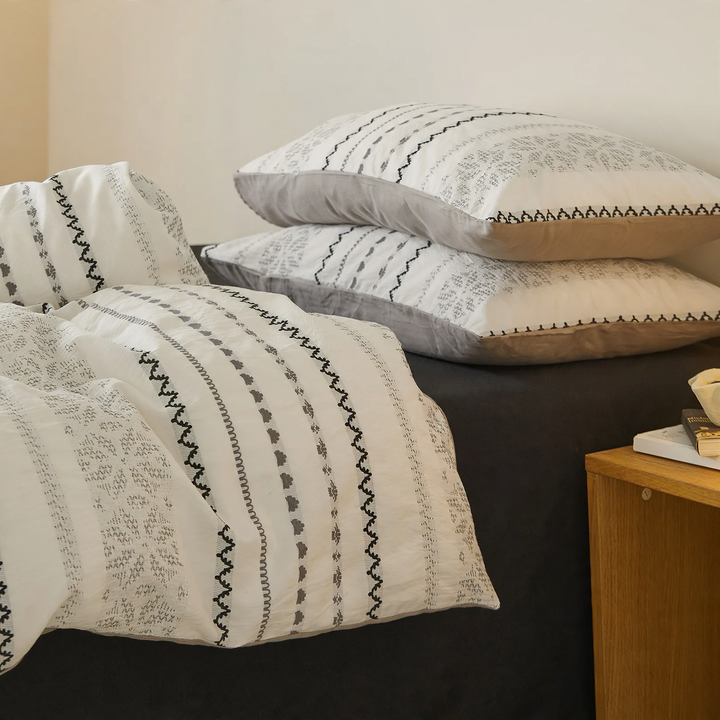 Cotton bedding set, 4-piece, year-round quality