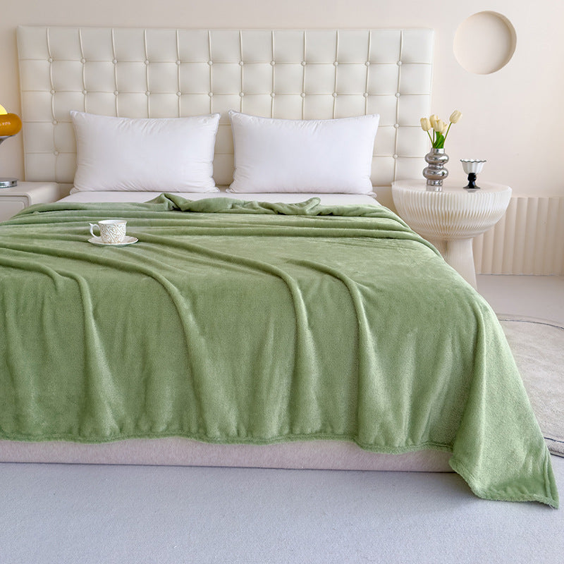 Solid Color Multifunctional Throw Blanket