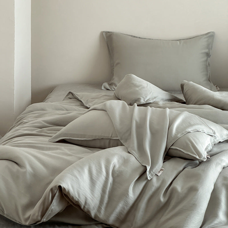 Lyocell duvet cover set, 80s, sand wash