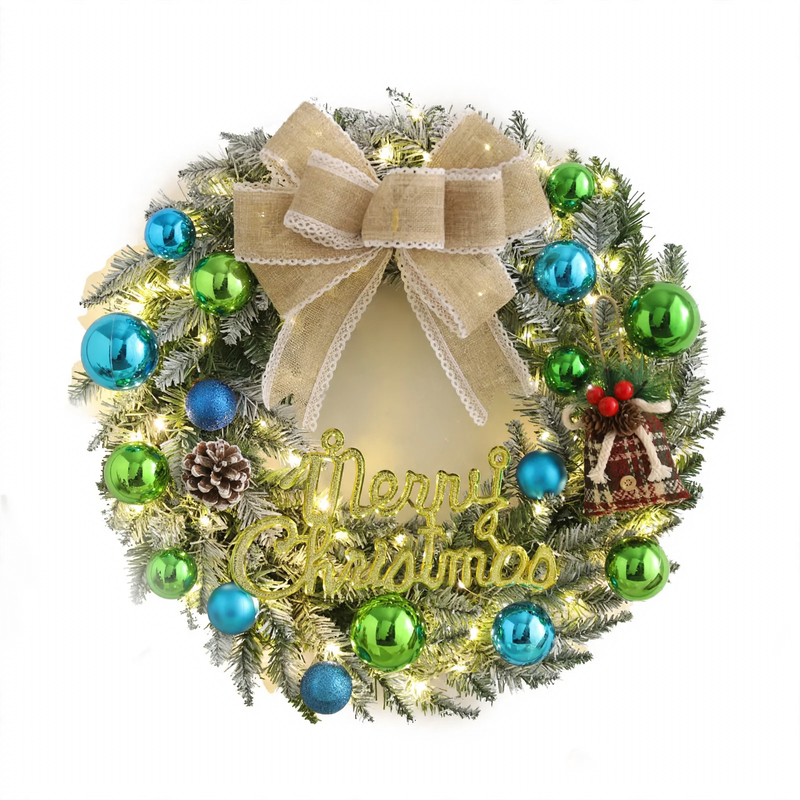 Christmas wreath, PVC, various sizes