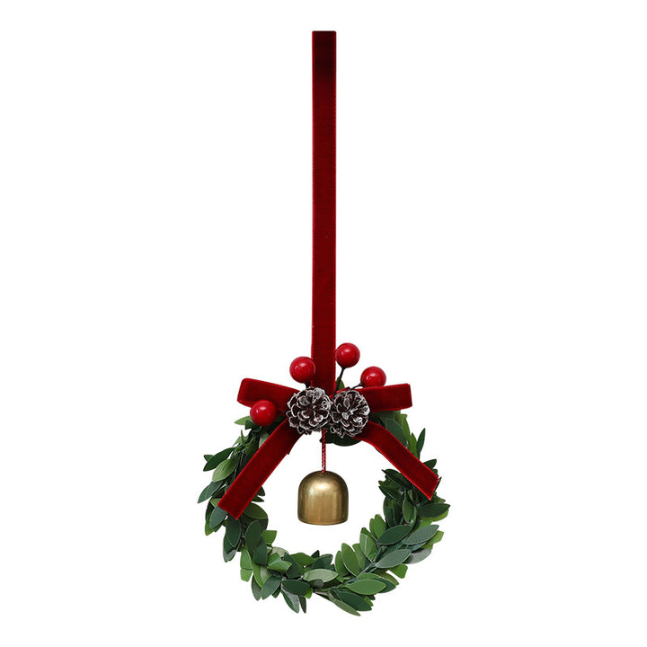 Christmas wreath pendant with bells