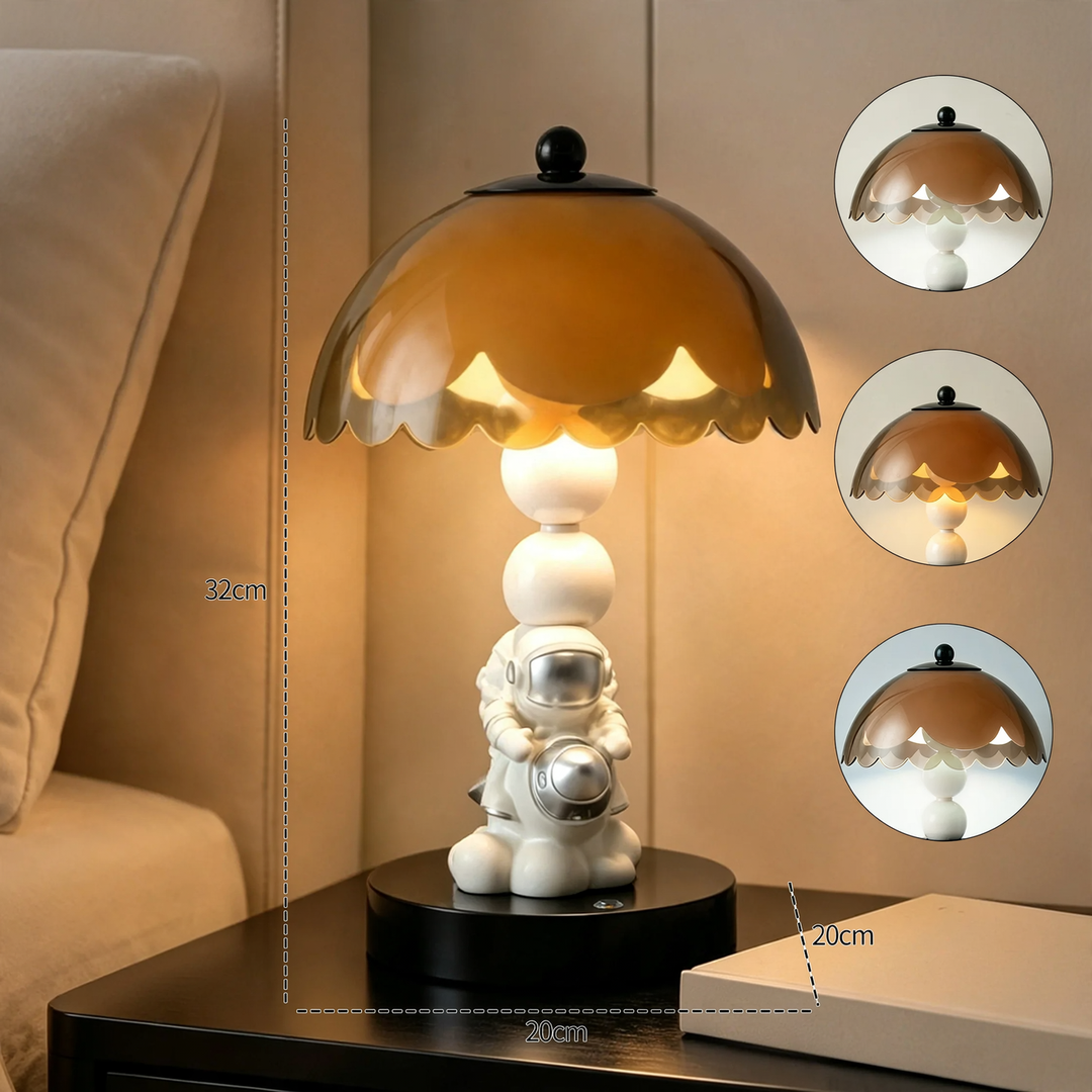 Cartoon Astronaut Nightstand Lamp
