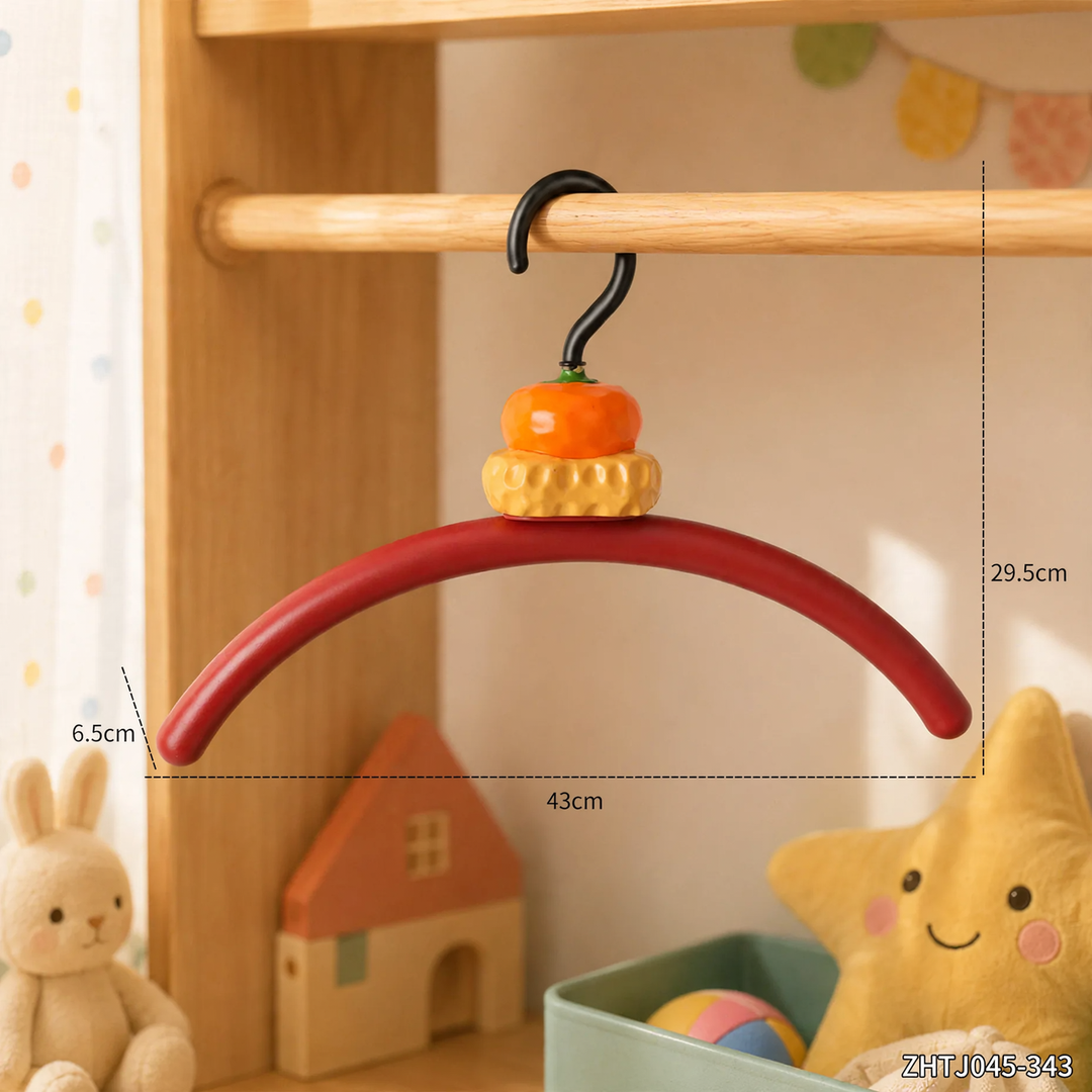 Clothes drying rack with clips, cartoon design, ABS