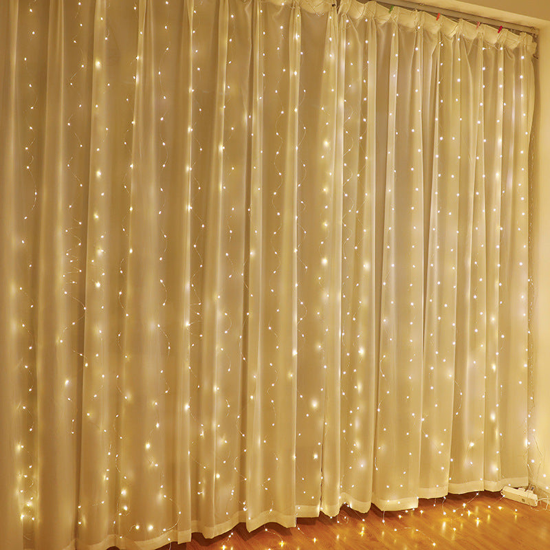 LED Curtain String Lights with Copper Wire, USB