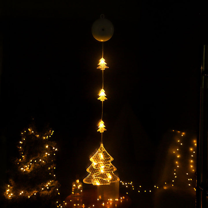 LED Christmas suction light for window