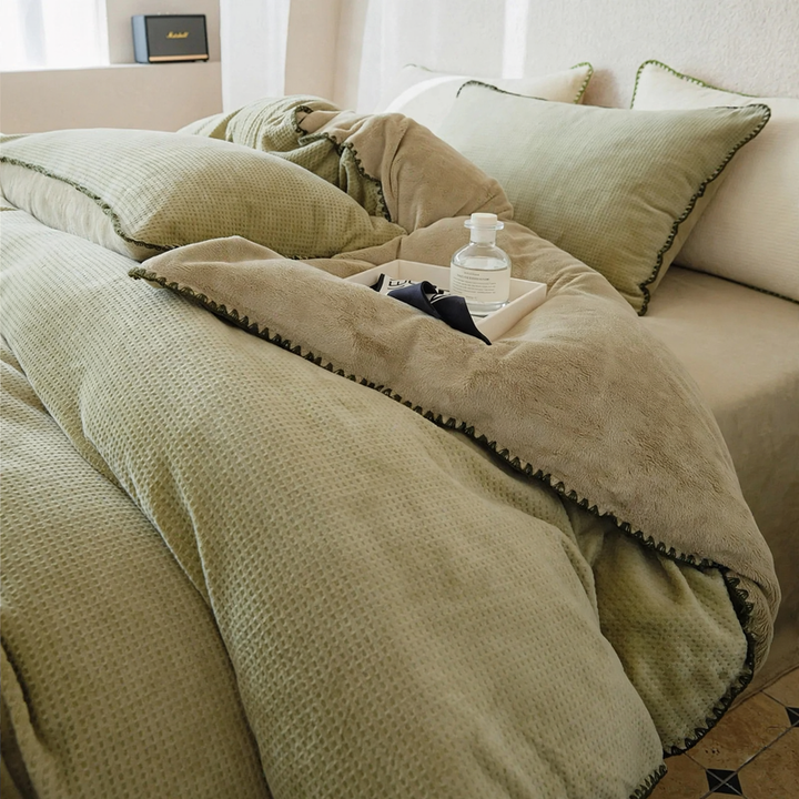 Milk fiber bedding set, 4-piece, winter