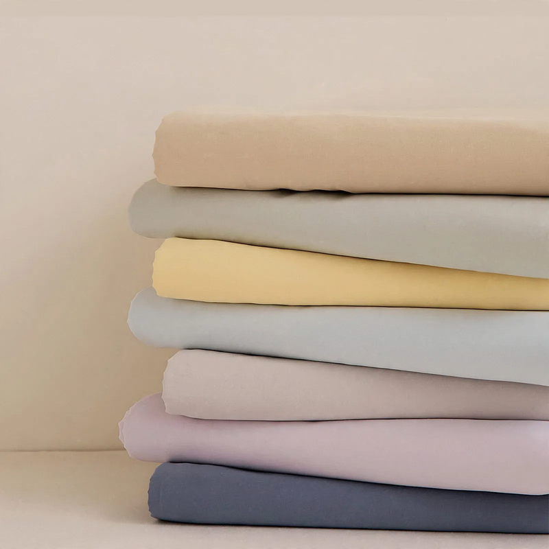 Cotton duvet cover, 100 thread count, brushed