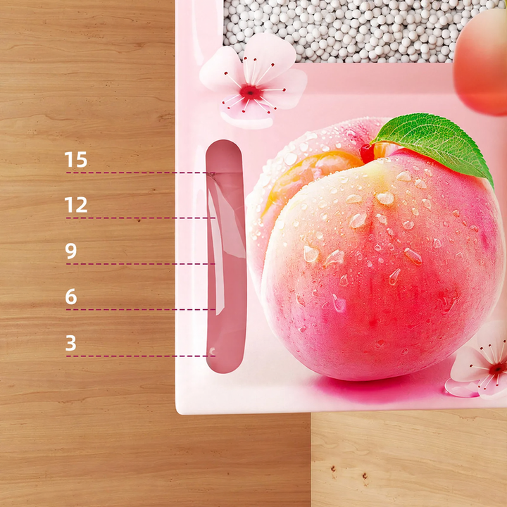 Hanging dehumidifying bag with fragrance