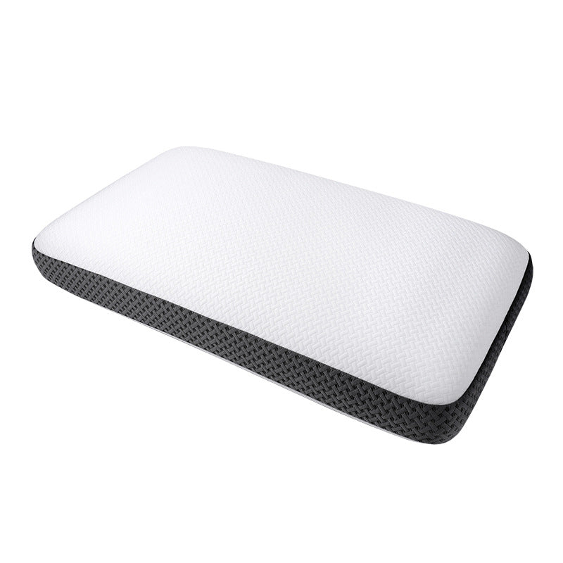 Pocket spring pillow with memory foam, rectangular