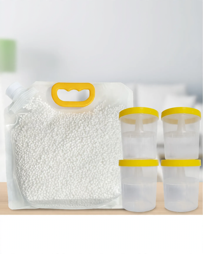 Calcium chloride granules for moisture absorption