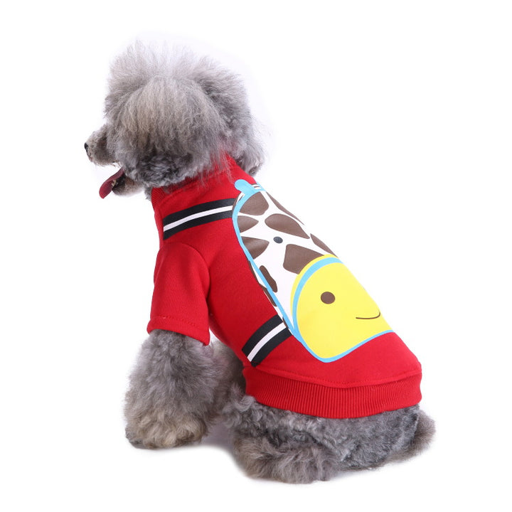 Hooded sweatshirt for dogs, autumn and winter