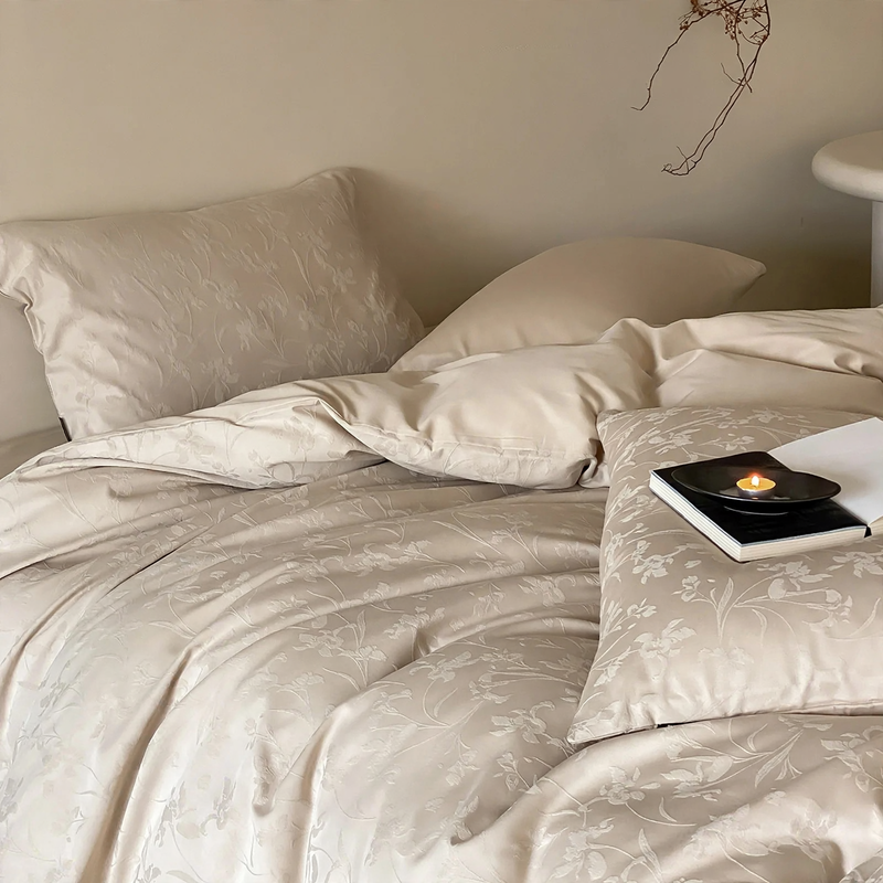 Long Staple Cotton Bedding, 4-piece, Satin Weave