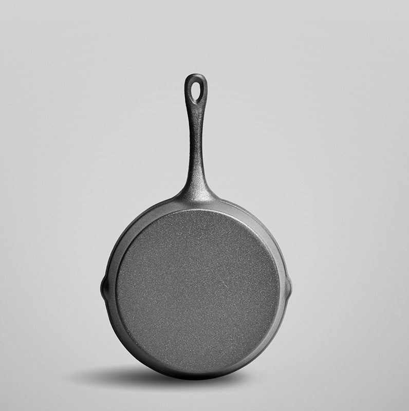 Cast iron pan, flat bottom