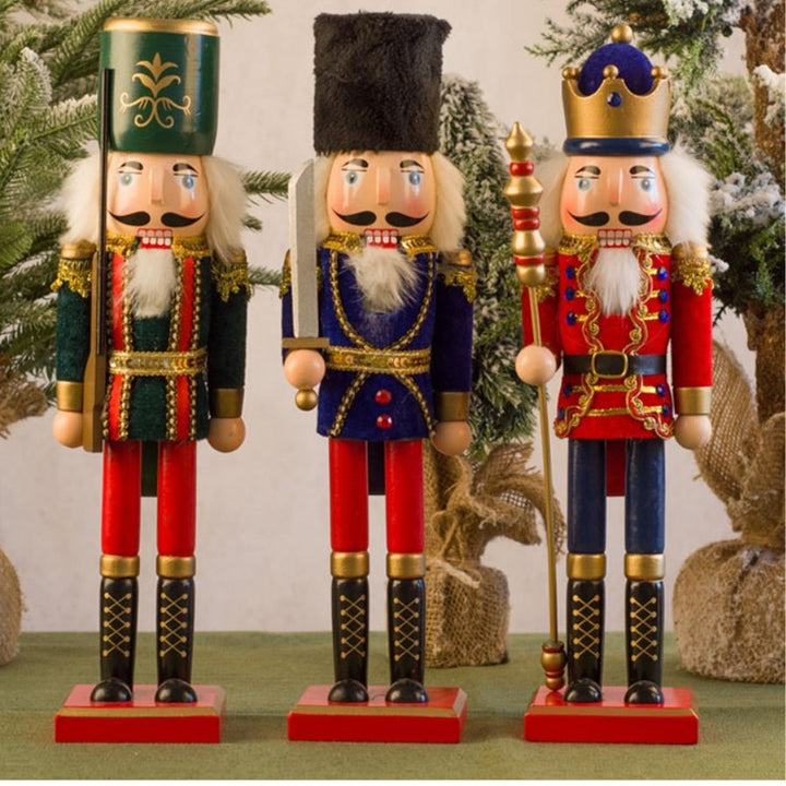 Nutcracker set, 38 cm, 3-piece