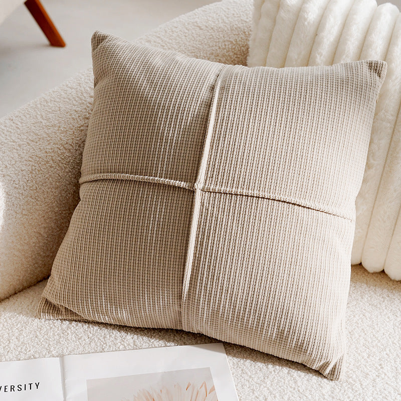Decorative cushion Jacquard, Cream and Black