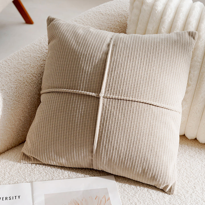 Decorative cushion Jacquard, Cream and Black