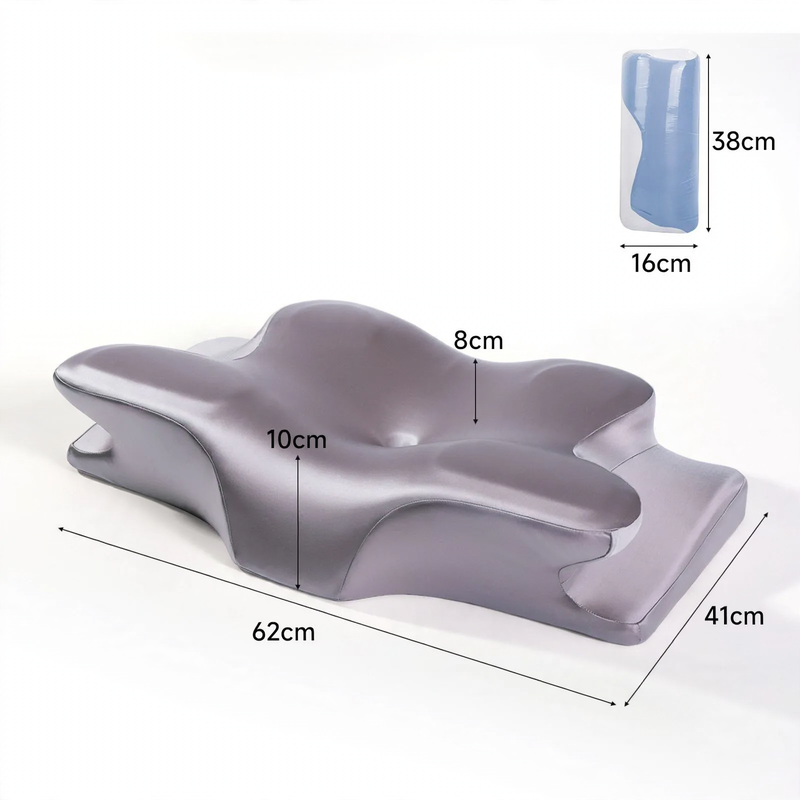 Functional cushion butterfly shape memory foam
