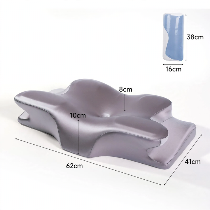 Functional cushion butterfly shape memory foam