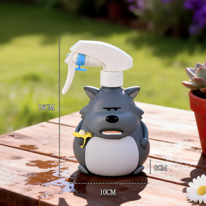 Spray bottle for plants, banana shape