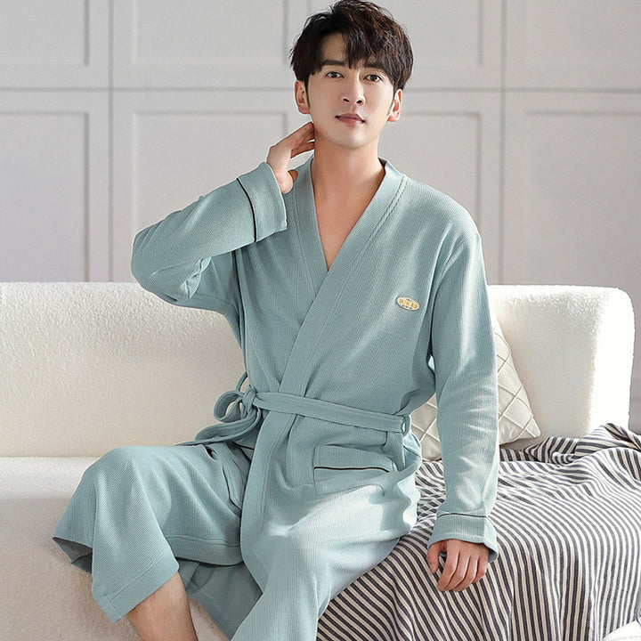 Coral fleece bathrobe for ladies