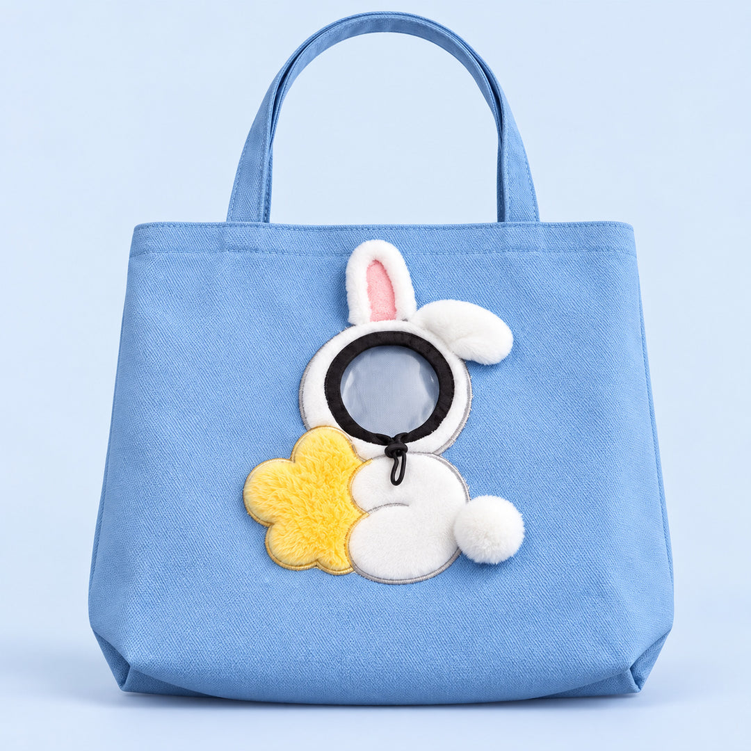 Tote bag made of canvas for cats and small dogs