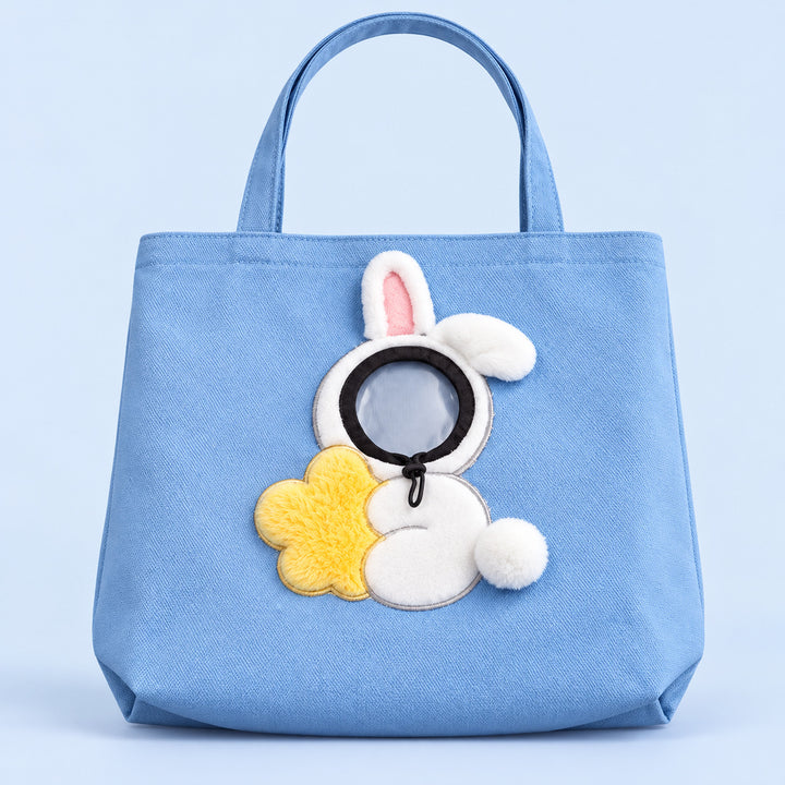 Tote bag made of canvas for cats and small dogs